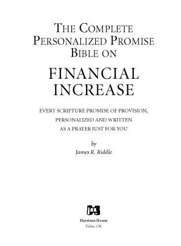 خرید و دانلود نسخه کامل کتاب Complete Personalized Promise Bible on Financial Increase: Every Scripture Promise of Provision, from Genesis to Revelation, Personalized and Written As … Promise Bible) (Personalized Promise Bible)_68cb367510b9c.jpeg خرید و دانلود نسخه کامل کتاب Complete Personalized Promise Bible on Financial Increase: Every Scripture Promise of Provision, from Genesis to Revelation, Personalized and Written As … Promise Bible) (Personalized Promise Bible)