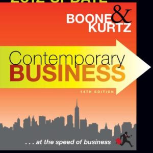 خرید و دانلود نسخه کامل کتاب Contemporary Business: 2012 Update (Coursesmart) 14 edition