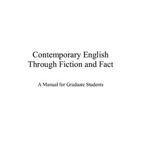 خرید و دانلود نسخه کامل کتاب Contemporary English Through Fiction and Fact