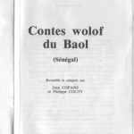 خرید و دانلود نسخه کامل کتاب Contes Wolof du Baol