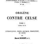 خرید و دانلود نسخه کامل کتاب Contre Celse. Tome 1 (Livres I et II)