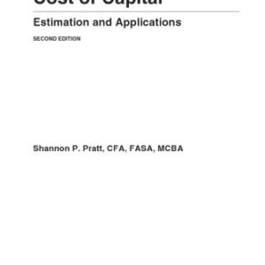 خرید و دانلود نسخه کامل کتاب Cost of Capital: Estimation and Applications