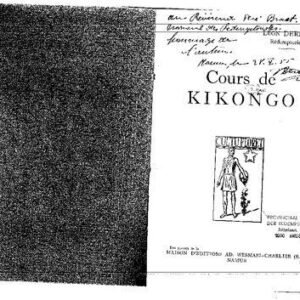 خرید و دانلود نسخه کامل کتاب Cours de Kikongo