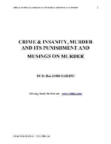 خرید و دانلود نسخه کامل کتاب Crime & insanity, murder and its punishments and musing on murder_68c68b0e12a70.jpeg خرید و دانلود نسخه کامل کتاب Crime & insanity, murder and its punishments and musing on murder