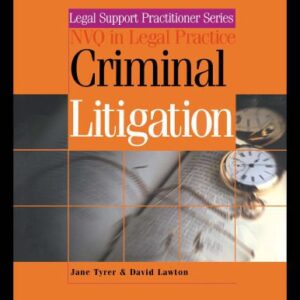 خرید و دانلود نسخه کامل کتاب Criminal Litigation (NVQ)