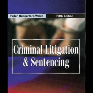 خرید و دانلود نسخه کامل کتاب Criminal Litigation & Sentencing