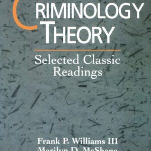 خرید و دانلود نسخه کامل کتاب Criminology Theory: Selected Classic Readings