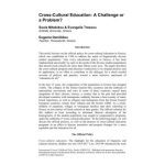 خرید و دانلود نسخه کامل کتاب Cross-Cultural Education: A Challenge or a Problem?