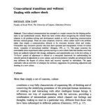 خرید و دانلود نسخه کامل کتاب Cross-cultural transitions and wellness: Dealing with culture shock