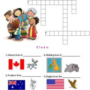 خرید و دانلود نسخه کامل کتاب Crossword English-Speaking Countries