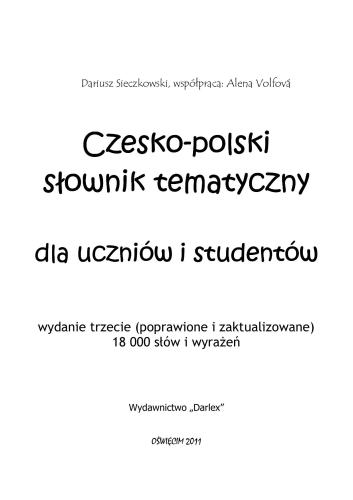 خرید و دانلود نسخه کامل کتاب Czesko-polski słownik tematyczny dla uczniów i studentów_68ba8692543b6.jpeg خرید و دانلود نسخه کامل کتاب Czesko-polski słownik tematyczny dla uczniów i studentów