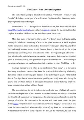 خرید و دانلود نسخه کامل کتاب Анализ For Esme – with Love and Squalor_68beb3e81f66e.jpeg خرید و دانلود نسخه کامل کتاب Анализ For Esme – with Love and Squalor