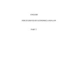 خرید و دانلود نسخه کامل کتاب Англійська мова для студентів економічних та юридичних спеціальностей. Частина 2