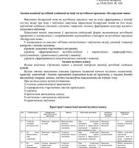 خرید و دانلود نسخه کامل کتاب Ацэнка вынікаў вучэбнай дзейнасці вучняў па вучэбным прадмеце Беларуская мова