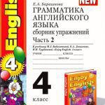 خرید و دانلود نسخه کامل کتاب Грамматика английского языка. 4 класс. Сборник упражнений. Часть 2 (серия NEW) К учебнику Биболетовой Enjoy English