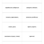 خرید و دانلود نسخه کامل کتاب Двусторонние карточки – Все используемые неправильные глаголы английского