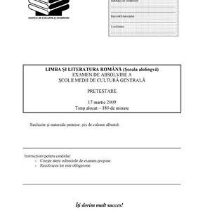 خرید و دانلود نسخه کامل کتاب Пример экзамена: Examen clasa 9 L.romana clasele alolingve