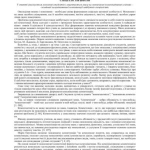 خرید و دانلود نسخه کامل کتاب Проблема розвитку комунікативної компетенції студентів – майбутніх спеціалістів школи