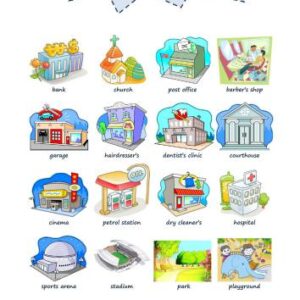 خرید و دانلود نسخه کامل کتاب Словарь – картинка. Shop and Facilities Part 3. English