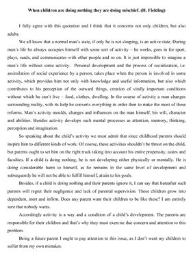 خرید و دانلود نسخه کامل کتاب Топик – When children are doing nothing they are doing mischief. (H. Fielding)_68bec2967ce7b.jpeg خرید و دانلود نسخه کامل کتاب Топик – When children are doing nothing they are doing mischief. (H. Fielding)