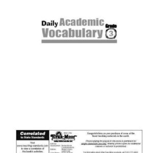خرید و دانلود نسخه کامل کتاب Daily Academic Vocabulary, Grade 3