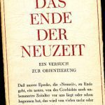 خرید و دانلود نسخه کامل کتاب Das Ende der Neuzeit: Ein Versuch zur Orientierung