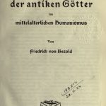 خرید و دانلود نسخه کامل کتاب Das Fortleben der antiken Götter im mittelalterlichen Humanismus
