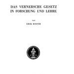 خرید و دانلود نسخه کامل کتاب Das Vernersche Gesetz in Forschung und Lehre.