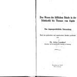 خرید و دانلود نسخه کامل کتاب Das Wesen der läßlichen Sünde in der Scholastik bis Thomas von Aquin. Eine dogmengeschichtliche Untersuchung