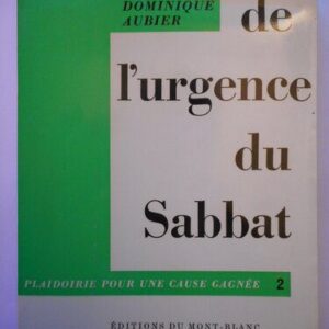 خرید و دانلود نسخه کامل کتاب De l’Urgence du Sabbat