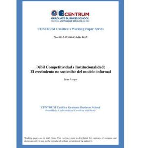 خرید و دانلود نسخه کامل کتاب Débil Competitividad e Institucionalidad: El crecimiento no sostenible del modelo informal