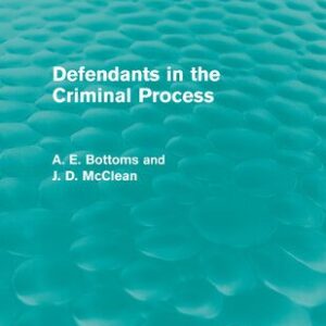 خرید و دانلود نسخه کامل کتاب Defendants in the Criminal Process