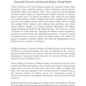 خرید و دانلود نسخه کامل کتاب Democratic Processes and Financial Markets: Pricing Politics