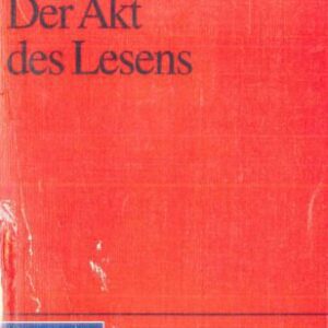 خرید و دانلود نسخه کامل کتاب Der Akt des Lesens: Theorie ästhetischer Wirkung