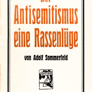 خرید و دانلود نسخه کامل کتاب Der Antisemitismus eine Rassenlüge