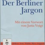 خرید و دانلود نسخه کامل کتاب Der Berliner Jargon
