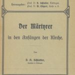 خرید و دانلود نسخه کامل کتاب Der Märtyrer in den Anfängen der Kirche