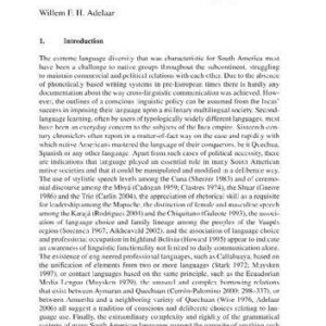 خرید و دانلود نسخه کامل کتاب Descriptive and comparative research on South American Indian languages: Historical overview [Las investigaciones descriptivas y comparativas sobre las lenguas indígenas sudamericanas. Revisión histórica]