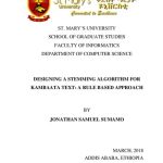 خرید و دانلود نسخه کامل کتاب Designing a Stemming Algorithm for Kambaata Text: A Rule Based Approach