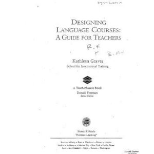 خرید و دانلود نسخه کامل کتاب Designing Language Courses: A Guide for Teachers