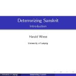 خرید و دانلود نسخه کامل کتاب Deterrorizing Sanskrit – Slides