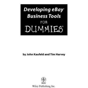 خرید و دانلود نسخه کامل کتاب Developing eBay Business Tools For Dummies (For Dummies (Business & Personal Finance))
