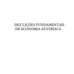 خرید و دانلود نسخه کامل کتاب Dez Lições Fundamentais da Economia Austríaca-Ubiratan Iorio