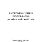خرید و دانلود نسخه کامل کتاب Diccionario auxiliar español-latino para el uso moderno del latín