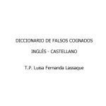 خرید و دانلود نسخه کامل کتاب Diccionario de falsos cognados inglés-español