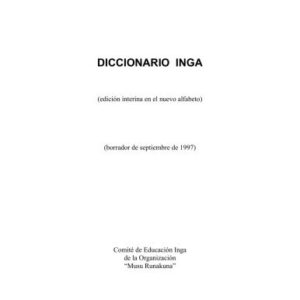 خرید و دانلود نسخه کامل کتاب Diccionario inga