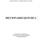 خرید و دانلود نسخه کامل کتاب Diccionario Quechua: Estructura Semantica del Quechua Cochabambino Contemporaneo