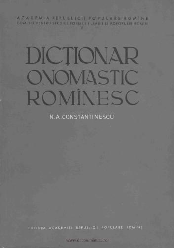 خرید و دانلود نسخه کامل کتاب Dicţionar onomastic românesc_68b8f32927aff.jpeg خرید و دانلود نسخه کامل کتاب Dicţionar onomastic românesc