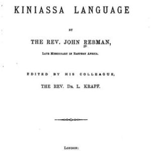 خرید و دانلود نسخه کامل کتاب Dictionary of Kiniassa language