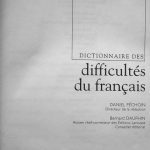 خرید و دانلود نسخه کامل کتاب Dictionnaire des difficultés du français (Part 1: A-H)